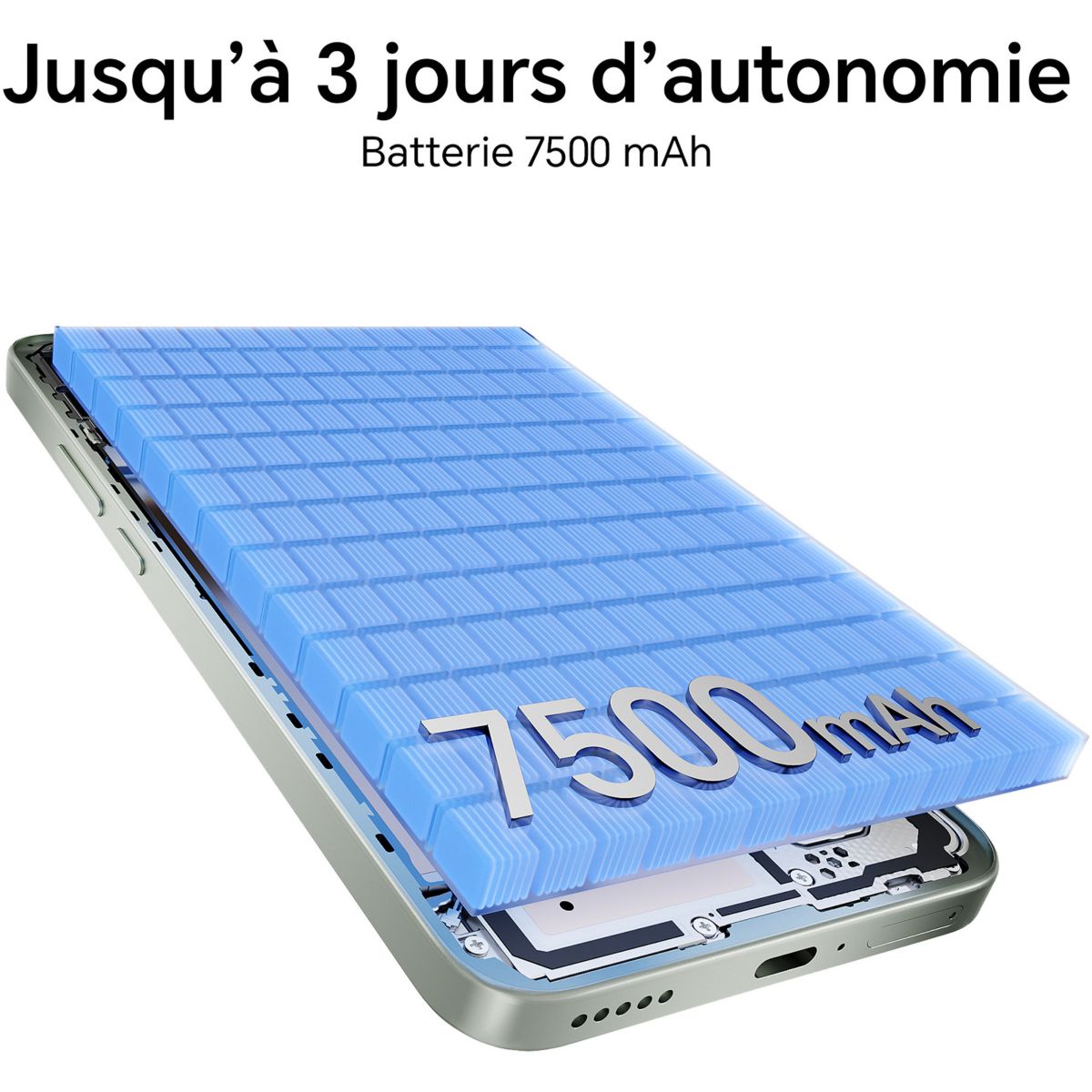 Smartphone Magic 8 Lite Vert 256Go couleur unique, HONOR
