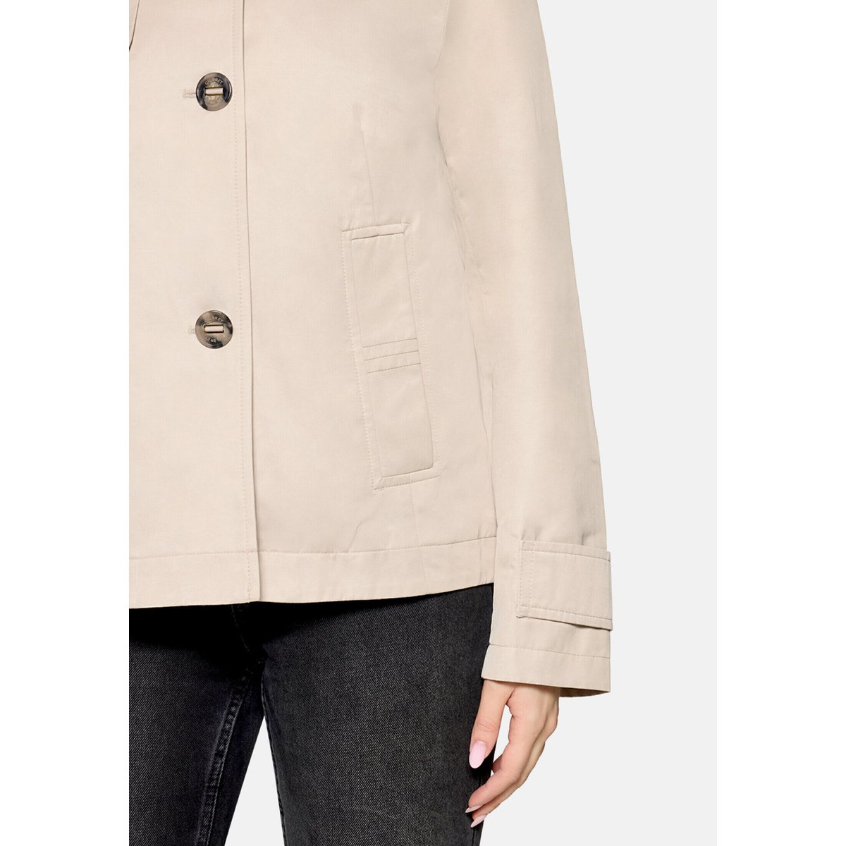 Veste d'été à col silver beige, GIL BRET