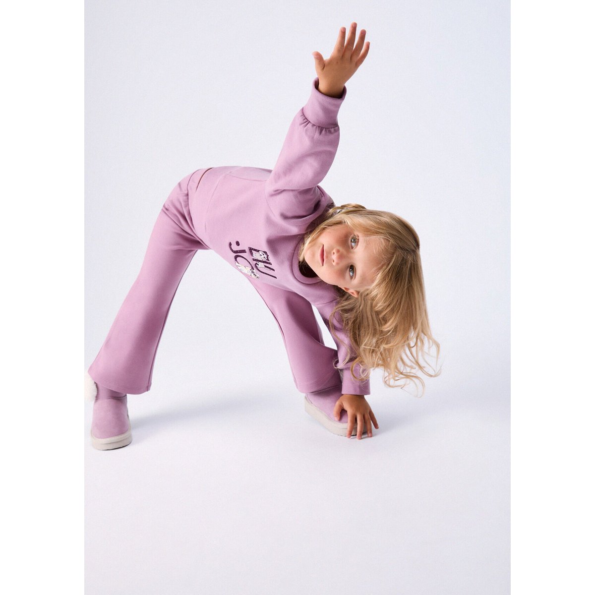 Pantalon flare en point milano orchidée, LIU JO