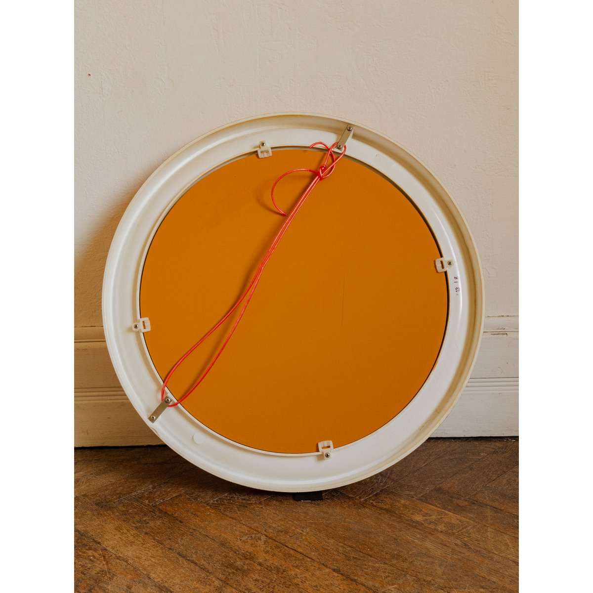 Miroir en fibre de verre orange Igor N°1179 - Bon état orange, DEBONGOUT