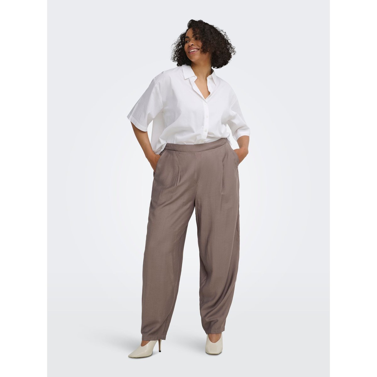 Pantalon walnut, ONLY CARMAKOMA