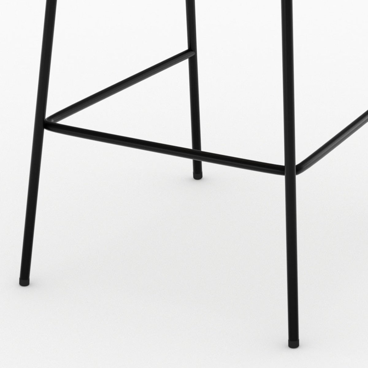 Lot de 2 chaises pour îlot central en tissu bouclé crème 66 cm - KARL crème, MAISON PAVANE