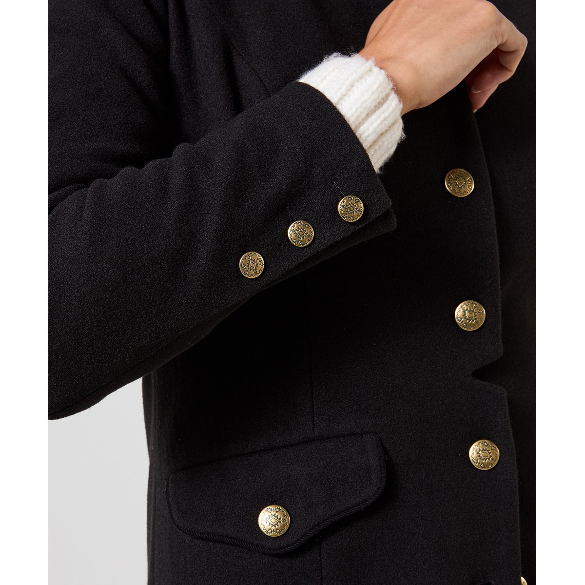 Long Manteau Noir Ayda noir, JOE BROWNS
