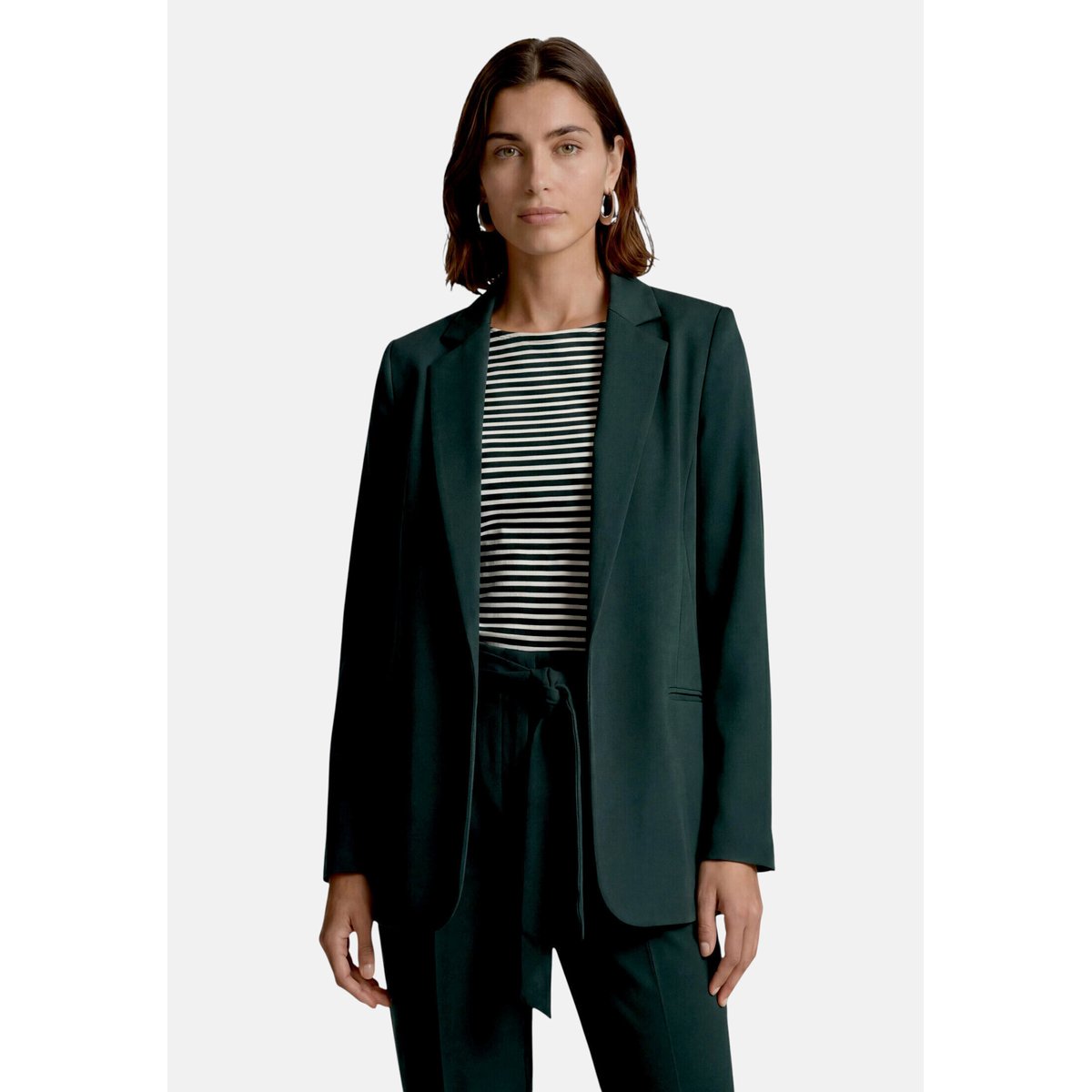 Blazer business de coupe droite green forest, ZERO