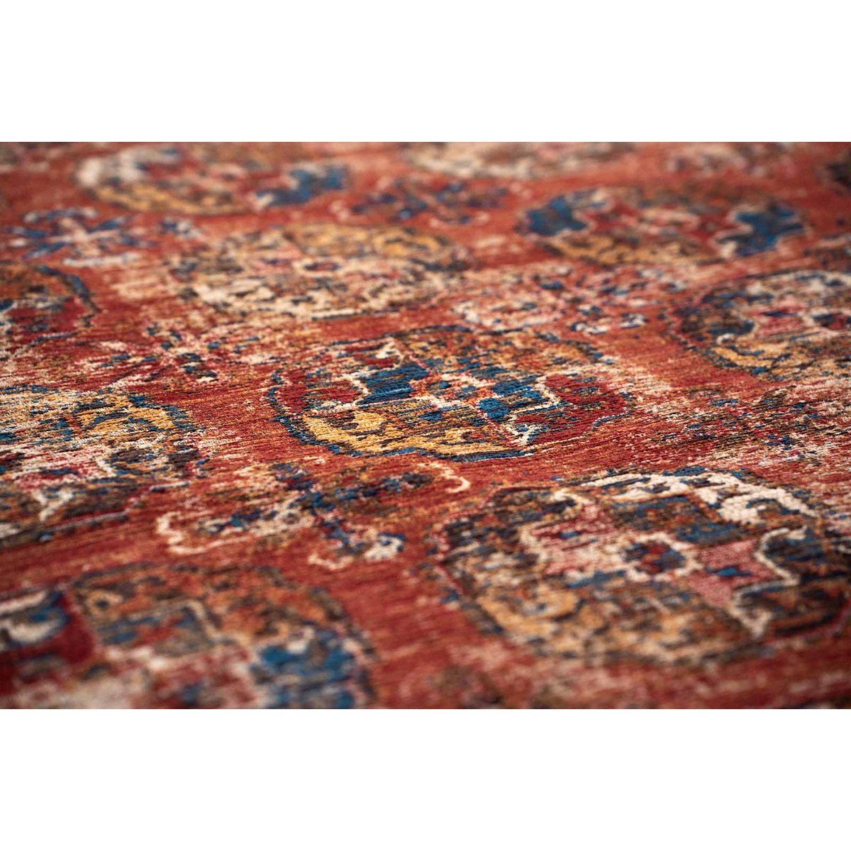 Tapis tissé plat style orient KASAK rouge, NOVATREND
