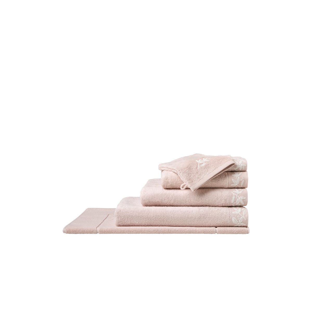 Gant de toilette OPALYS blush, CARRE BLANC