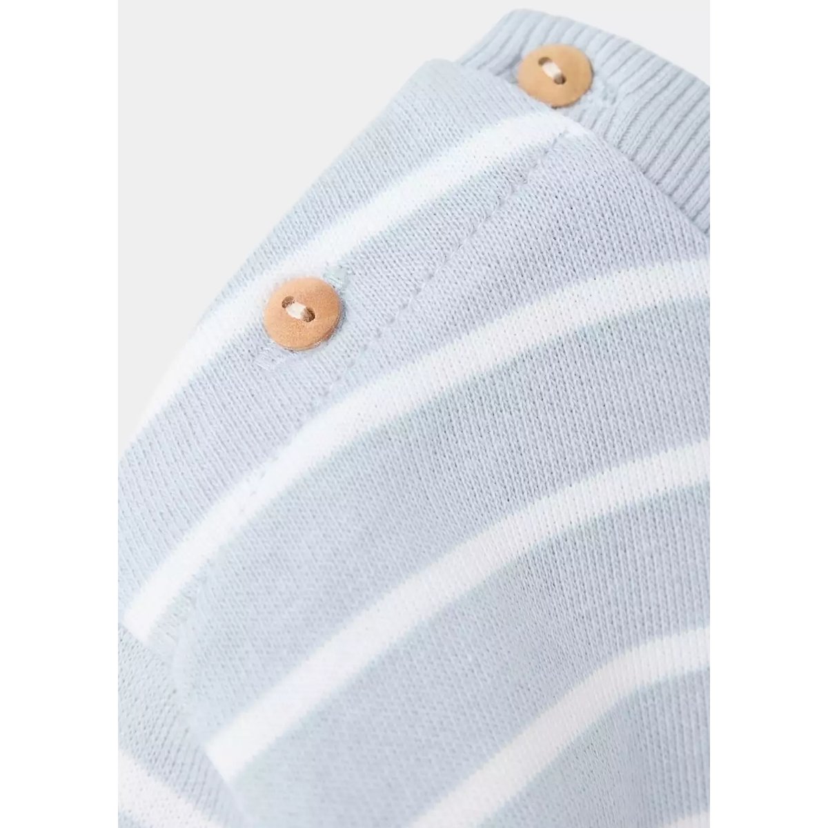 Sweat-shirt coton rayures bleu ciel, MANGO BABY