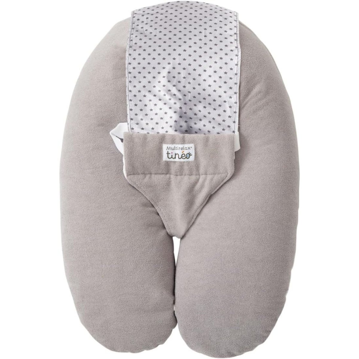 Coussin Multirelax éponge microfibre gris, TINEO