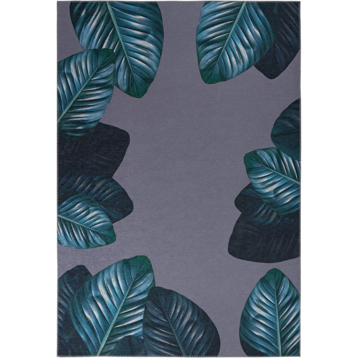Tapis rectangulaire, TROPICAL noir, vert, ARTE ESPINA