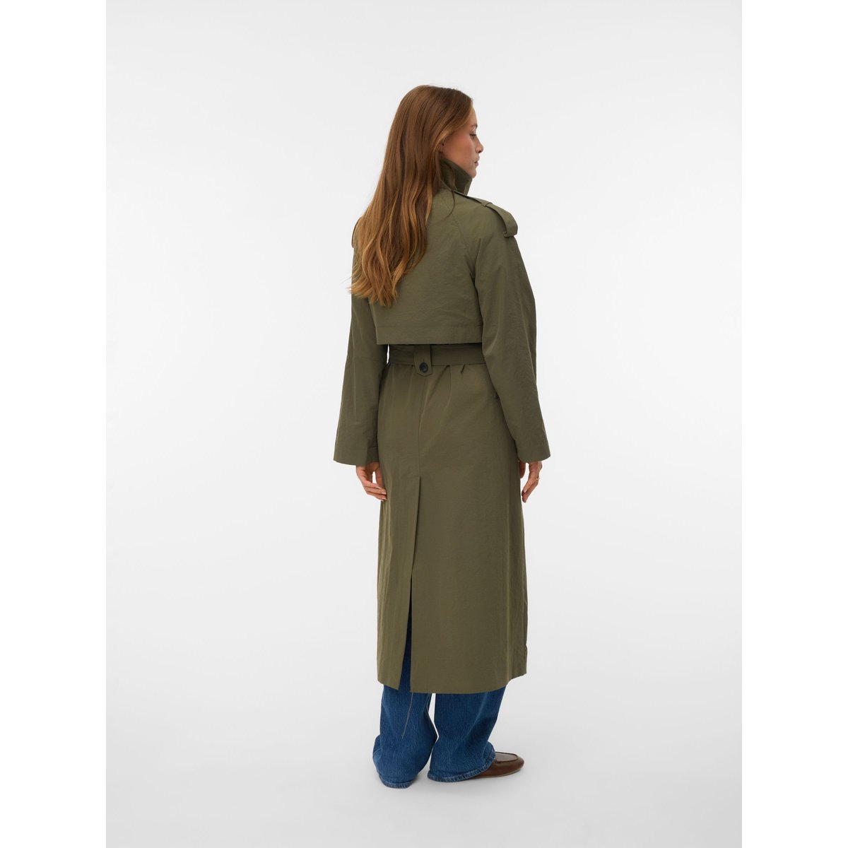 Trench Coat verte - kalamata 1, VERO MODA