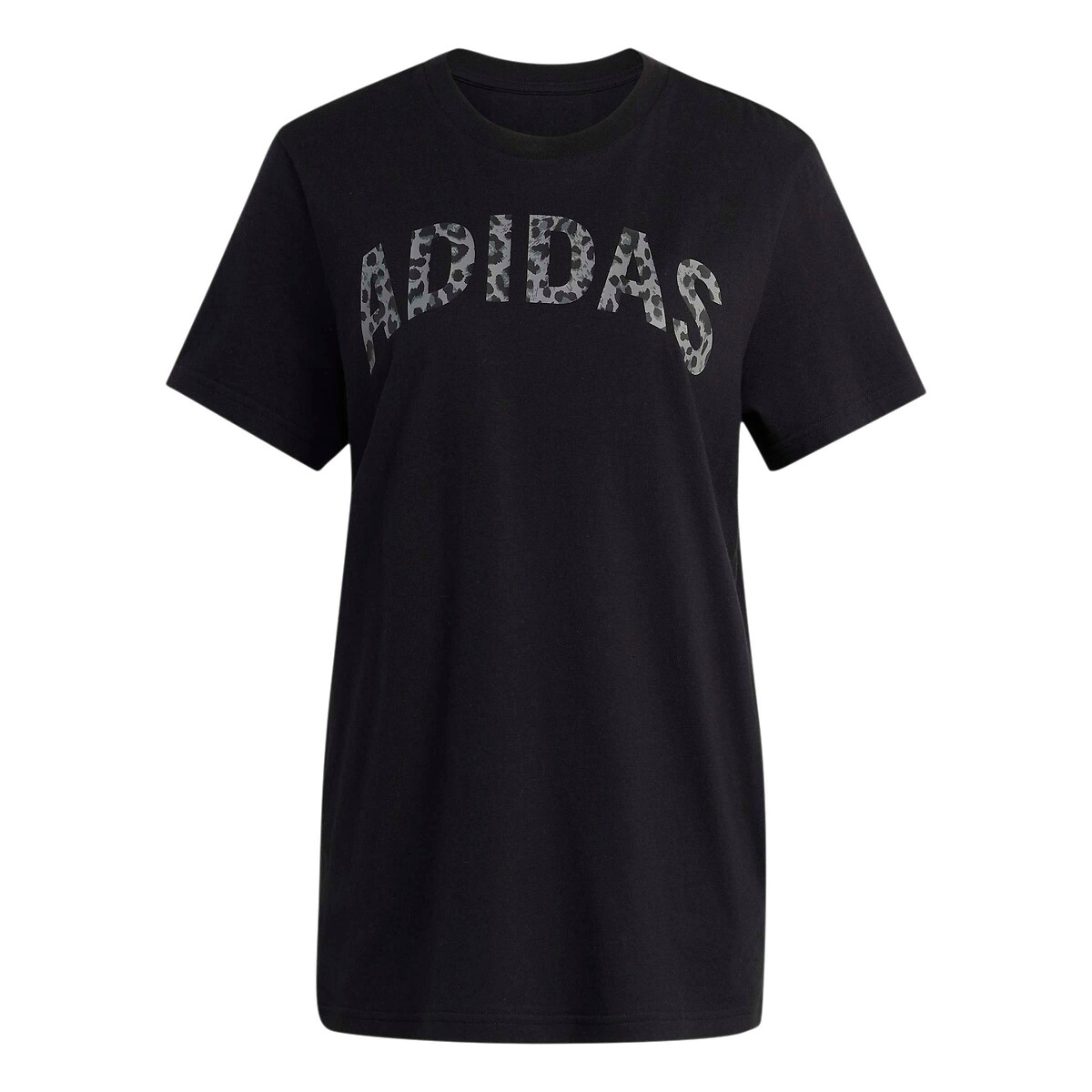 T-shirt manches courtes imprimé léopard noir, ADIDAS SPORTSWEAR