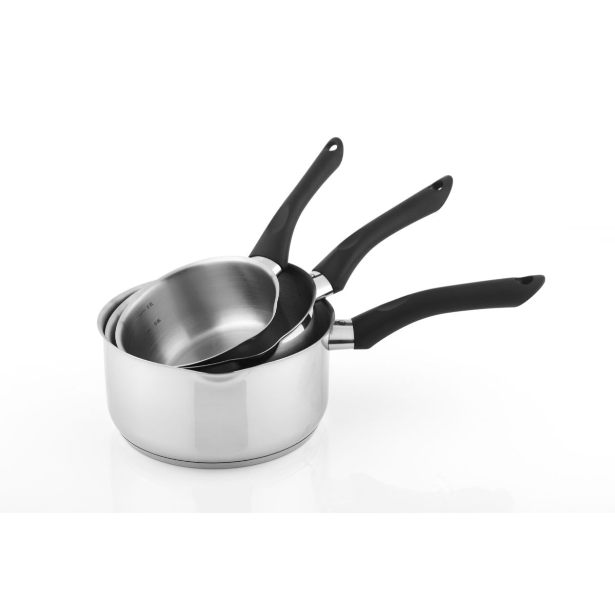 Casserole 20cm inox couleur unique, ESSENTIEL B