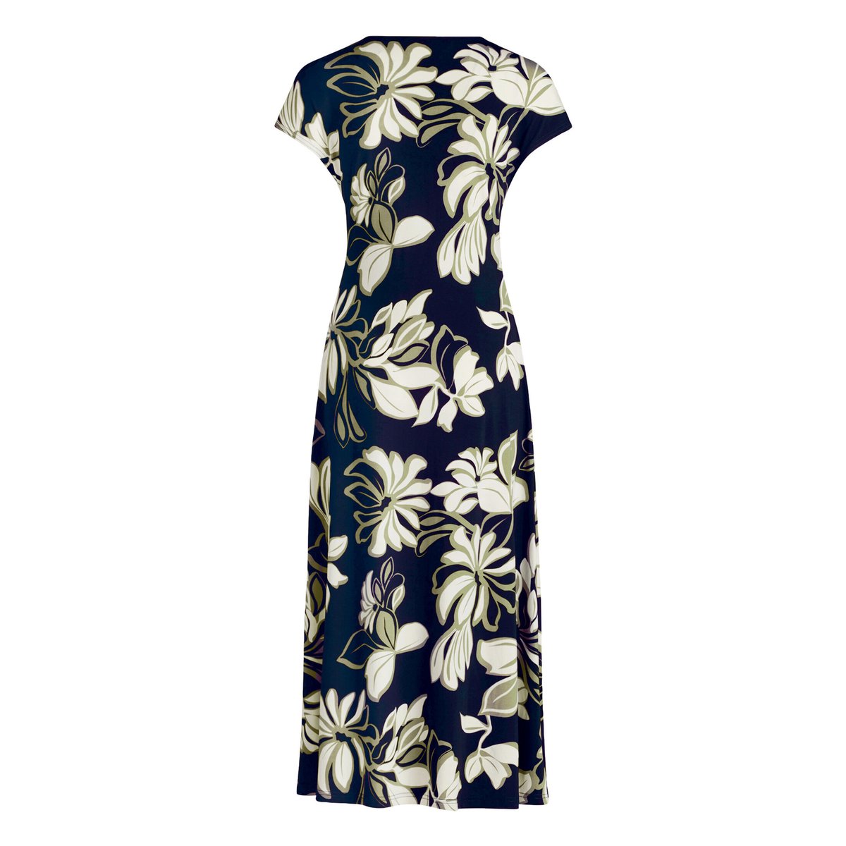 Robe longueur midi à fronce dark blue/green, BETTY BARCLAY