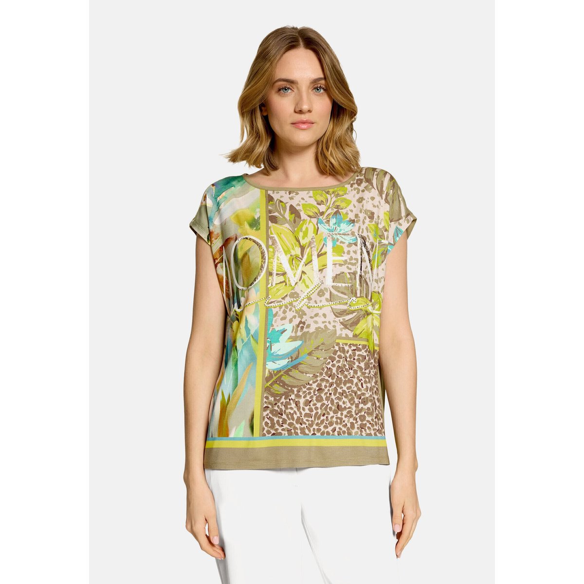 Haut casual à impression beige/yellow, BETTY BARCLAY