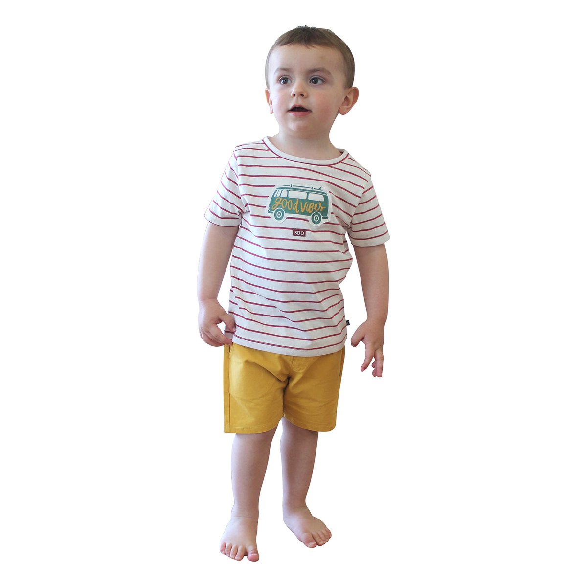 Tee shirt laouen manches courtes enfant blanc, SUCRE D'ORGE
