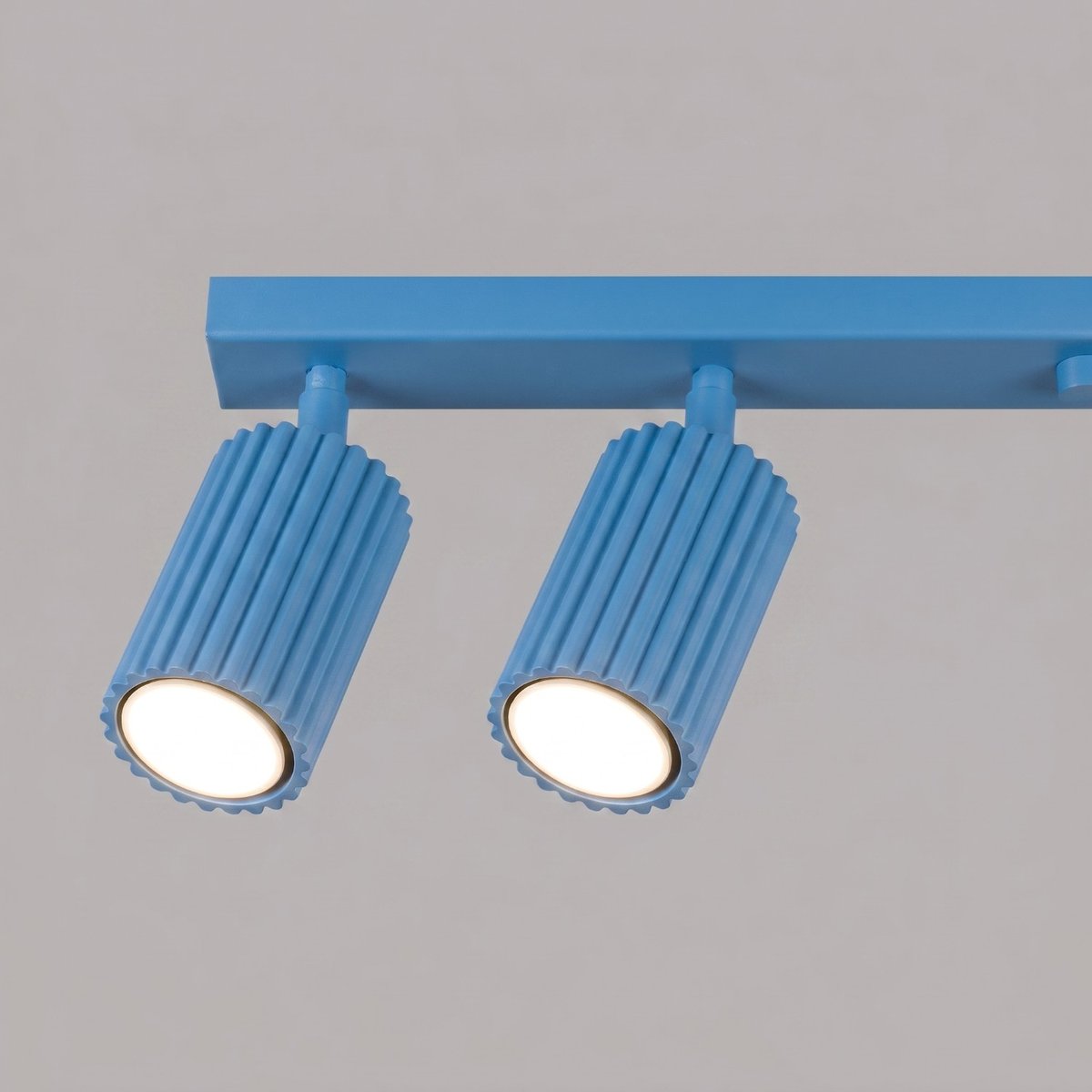 Plafonnier Aluminium Bleu GU10 6 Karbon bleu, EDEN