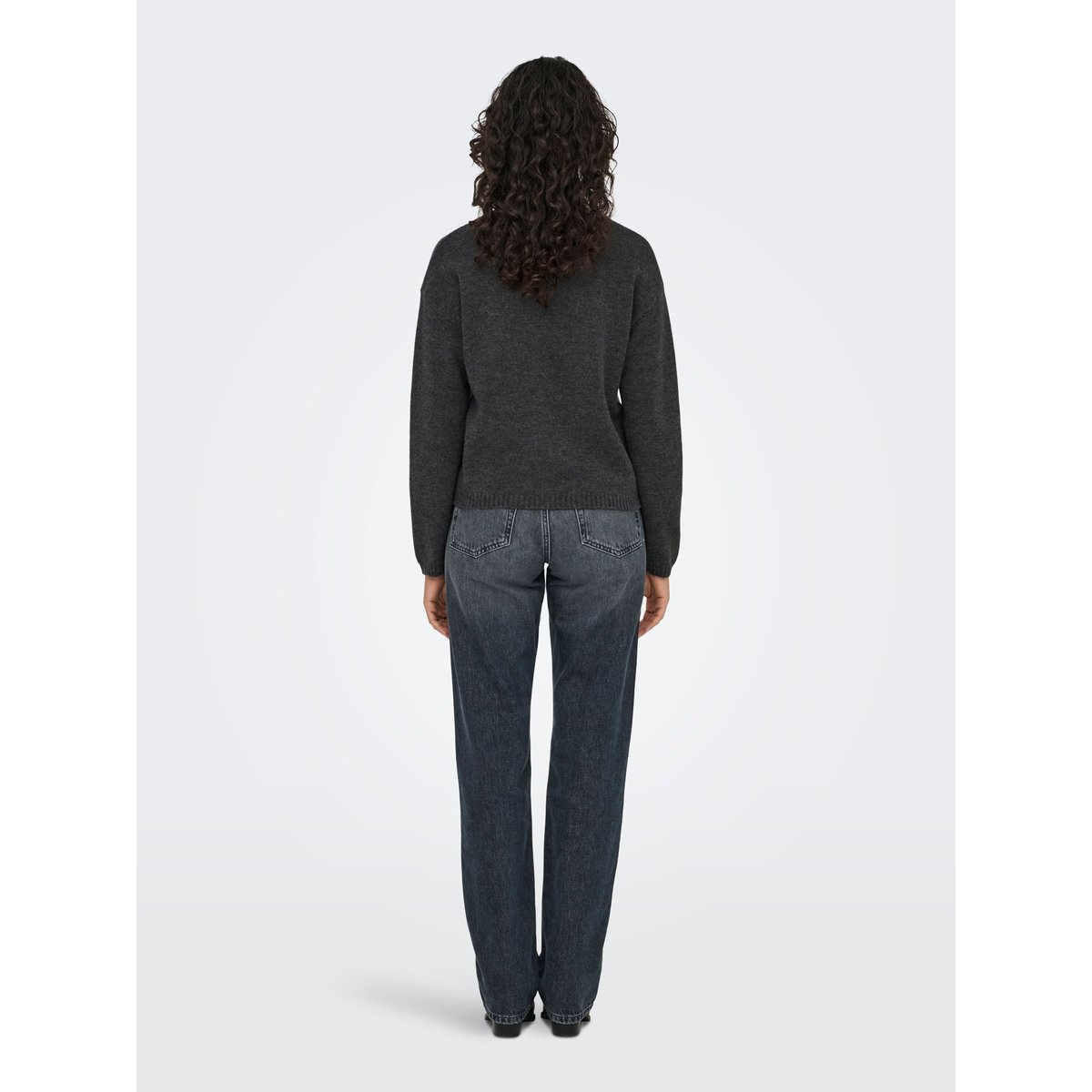 Pull En Maille medium grey melange, ONLY