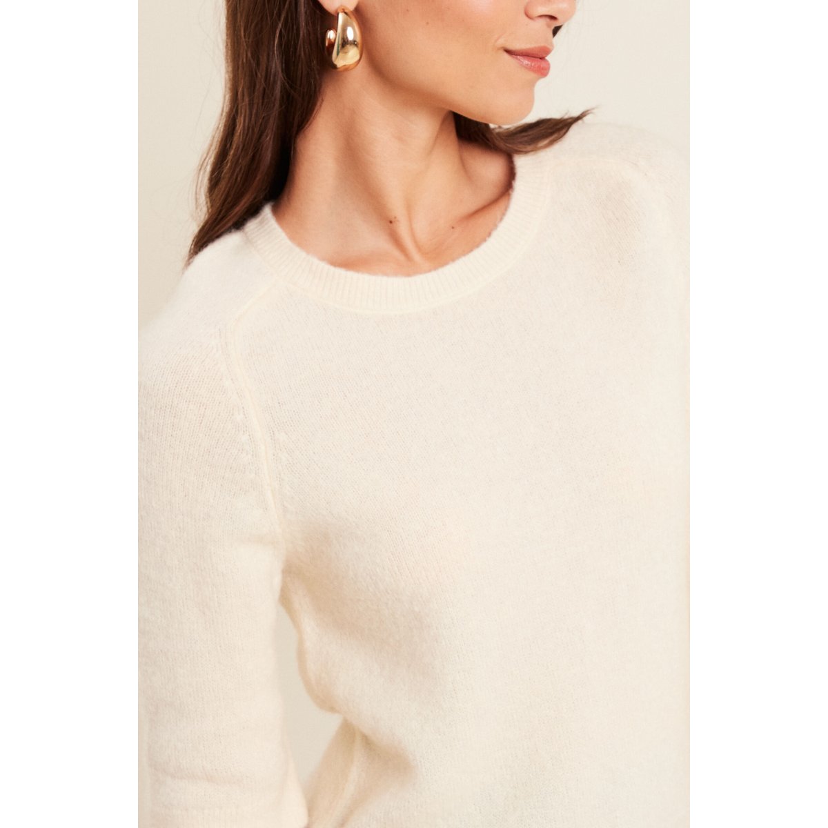 Pull col bateau creme, BREAL