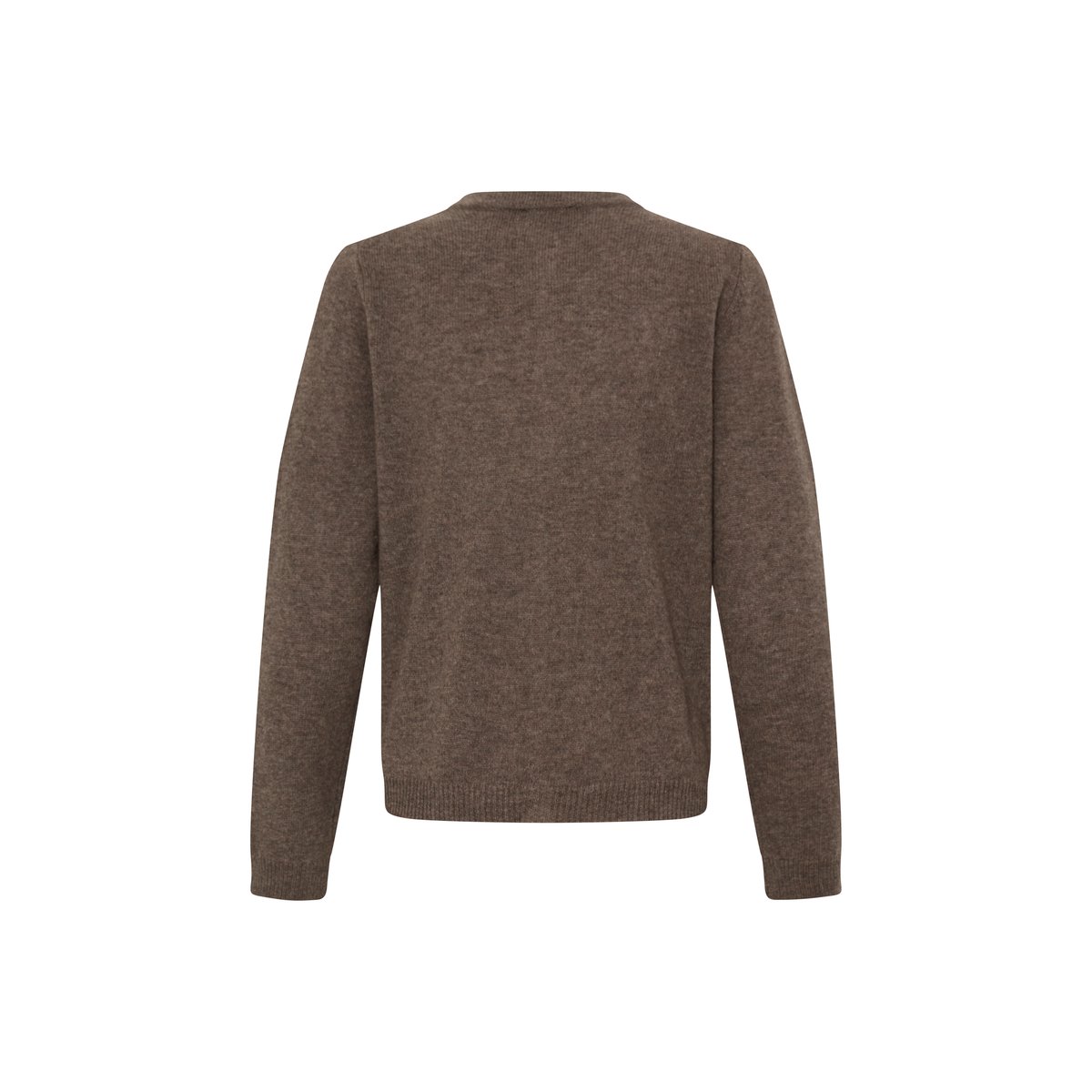 Cardigan manches longues marron java melange, B.YOUNG