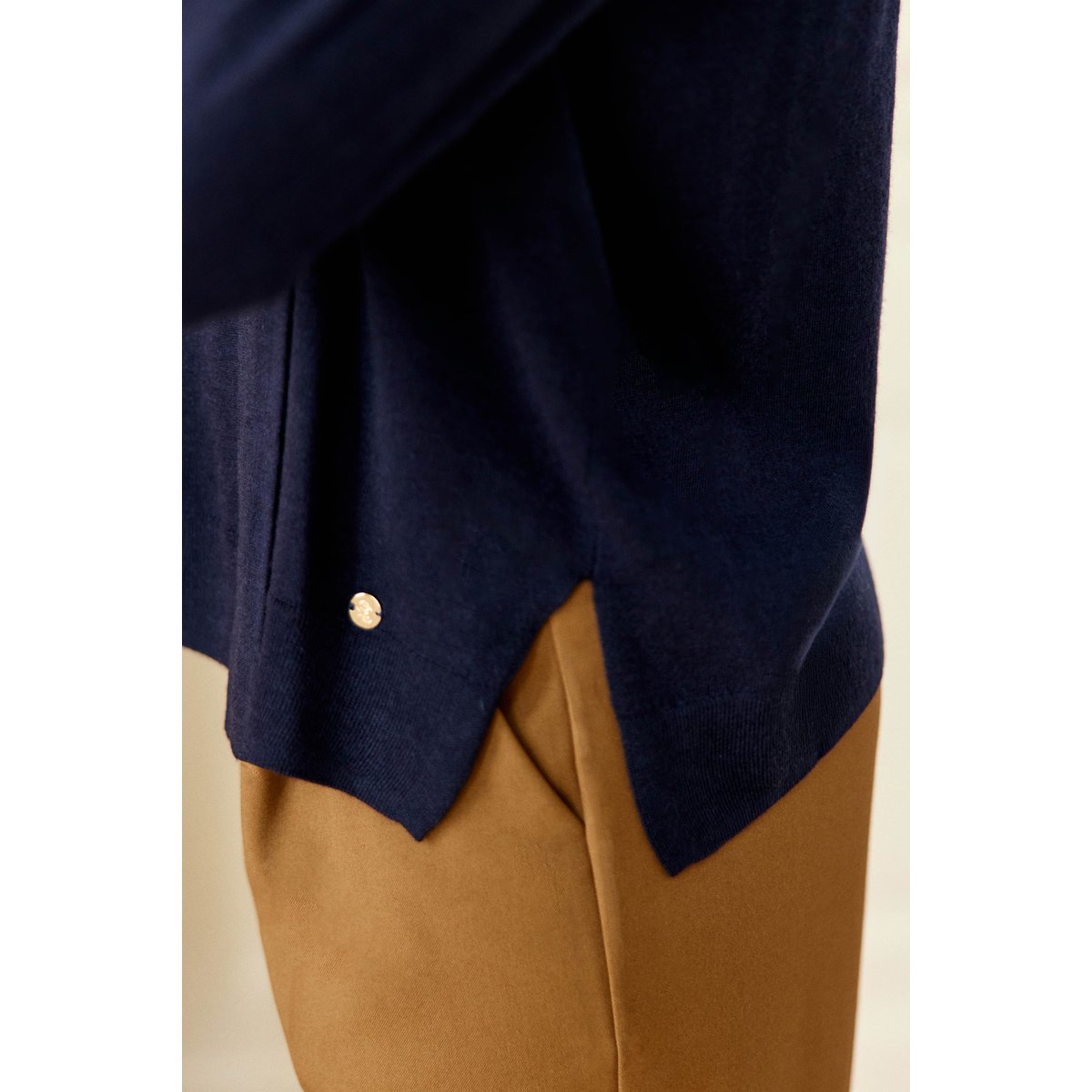 Pull col v uni MELYAF 25-marine, LA PETITE ETOILE