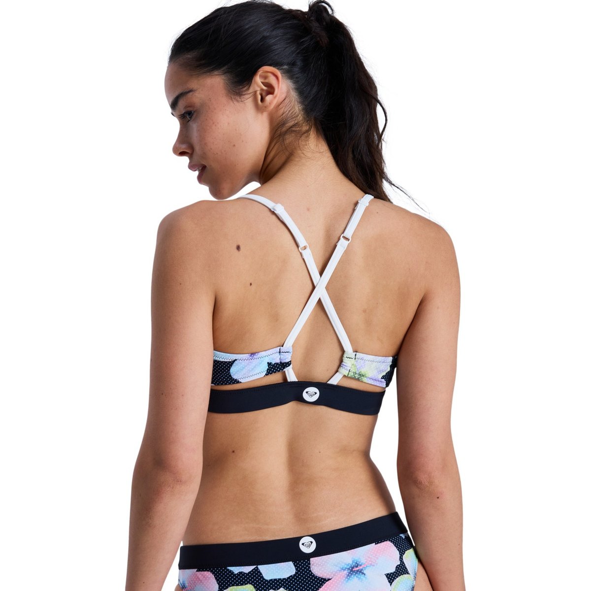 Haut de maillot de bain bikini bralette. noir anthracite im fleur real, ROXY