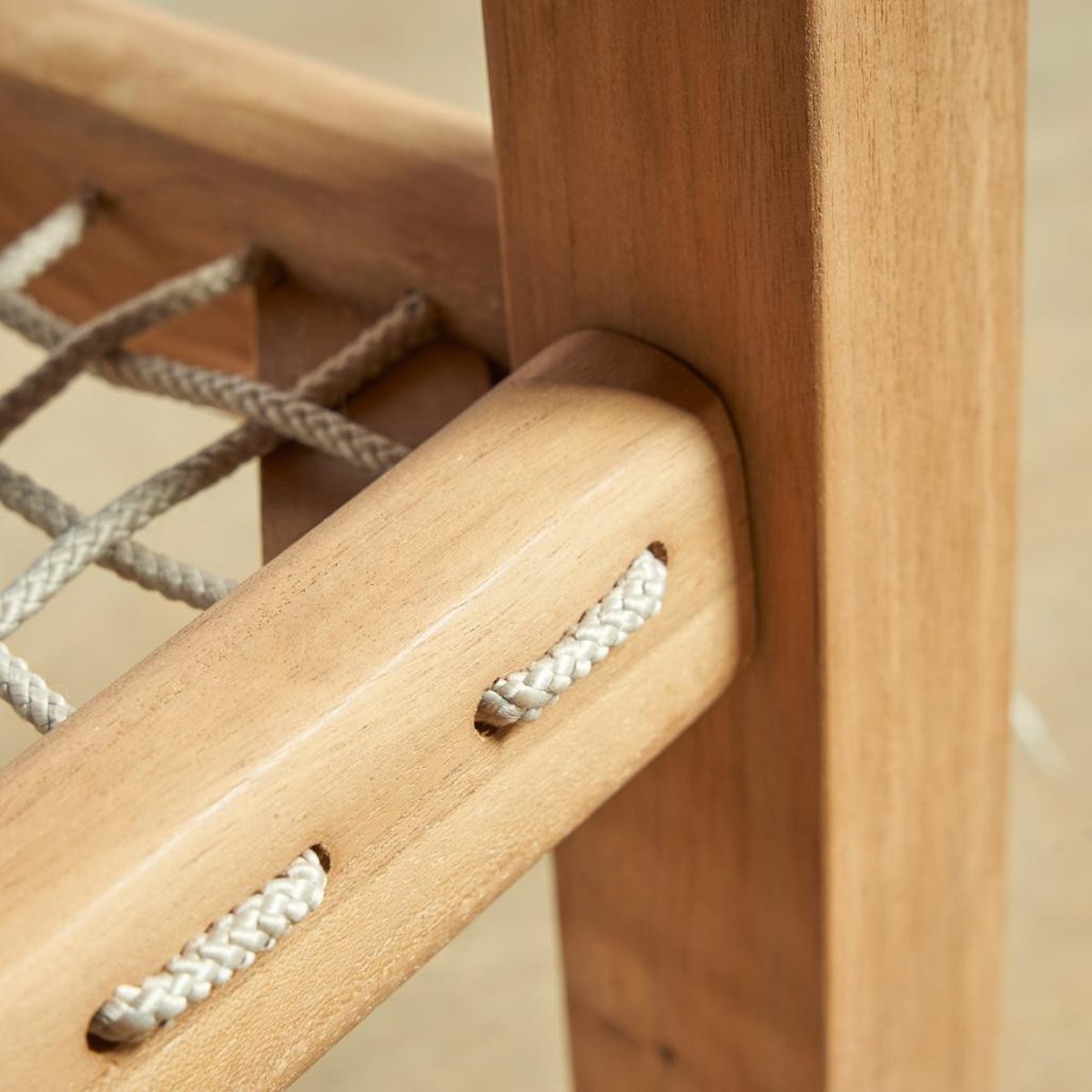 Table basse jardin en teck Leina naturel, WANDA COLLECTION
