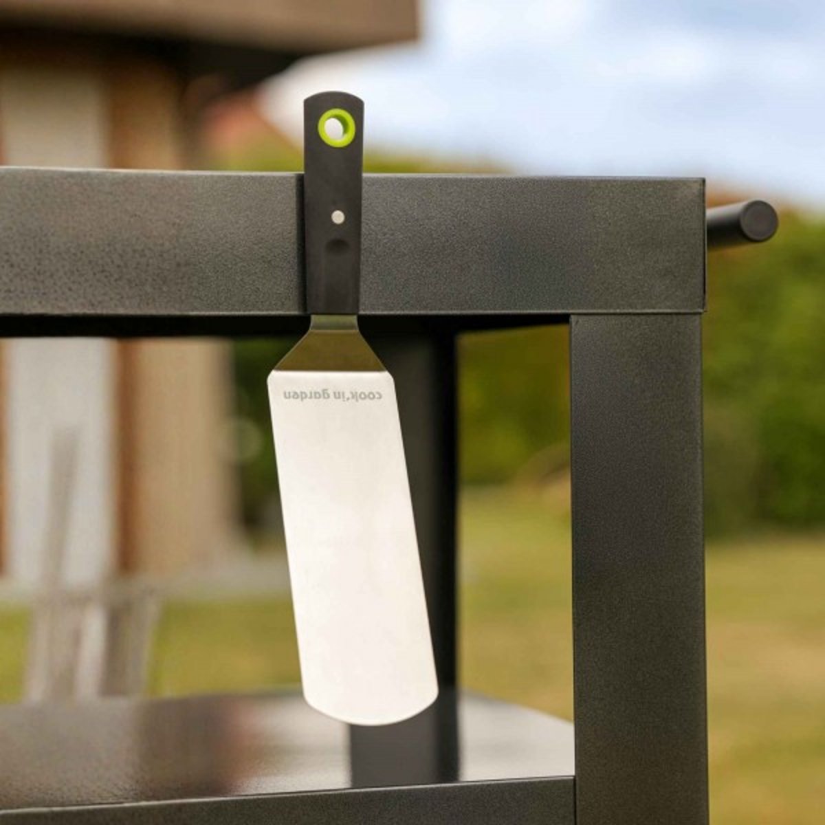 Spatule longue aimantée et équilibrée avec manche soft touch couleur unique, COOK IN GARDEN