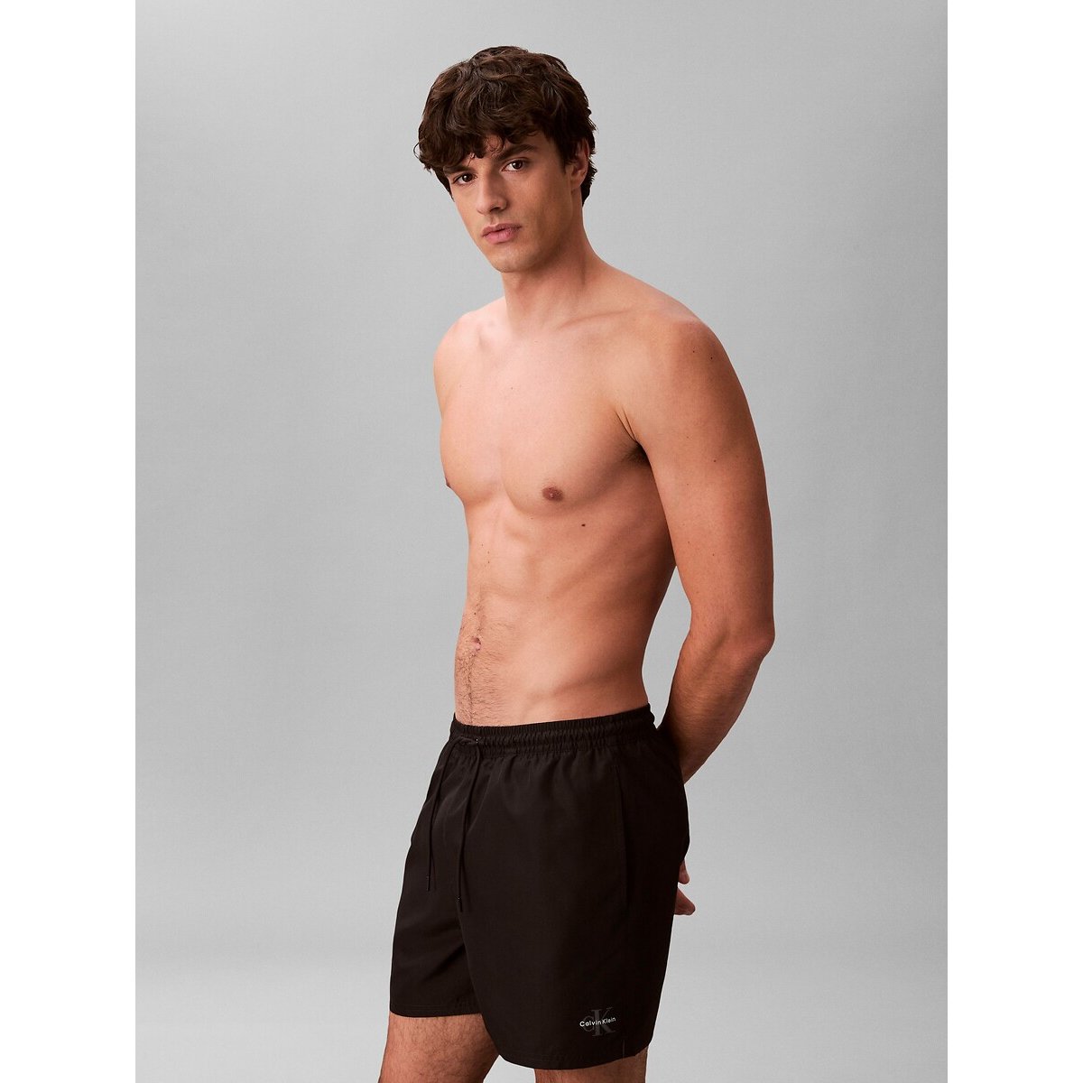 Shorts da bagno media lunghezza nero , CALVIN KLEIN