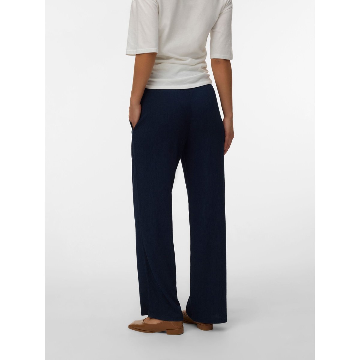 Pantalon À Jambe Large navy blazer, MAMA LICIOUS