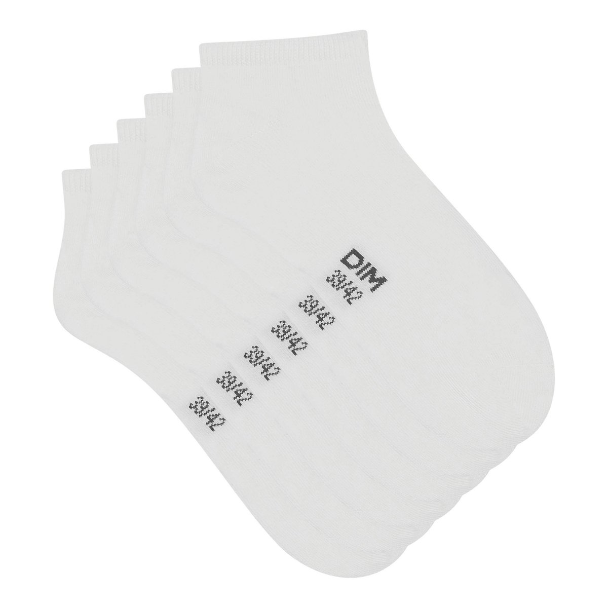 Lot de 3 paires de chaussettes Coton blanc, DIM