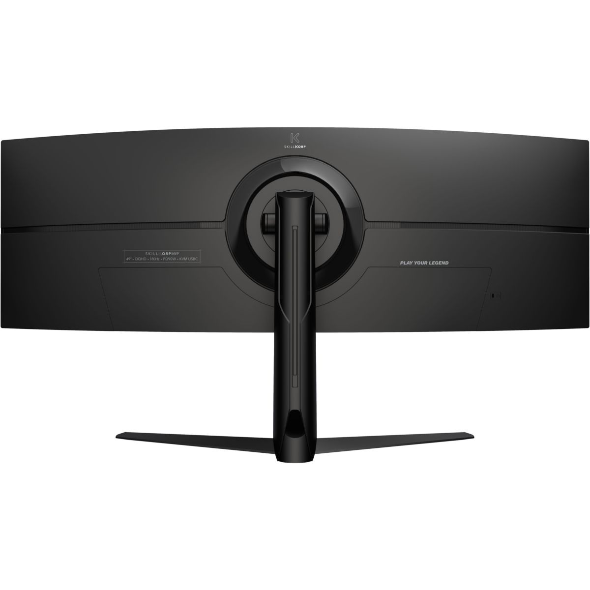 Ecran PC Gamer M49 Progress 49" incurvé Fast VA UWQHD 180Hz USB C 90W couleur unique, SKILLKORP
