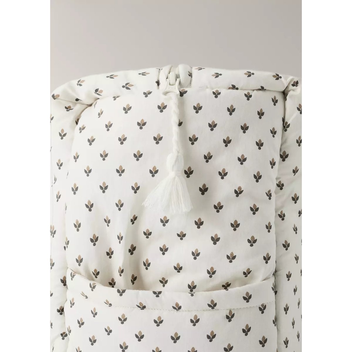 Sac de maternité 100 % coton imprimé kaki, MANGO HOME