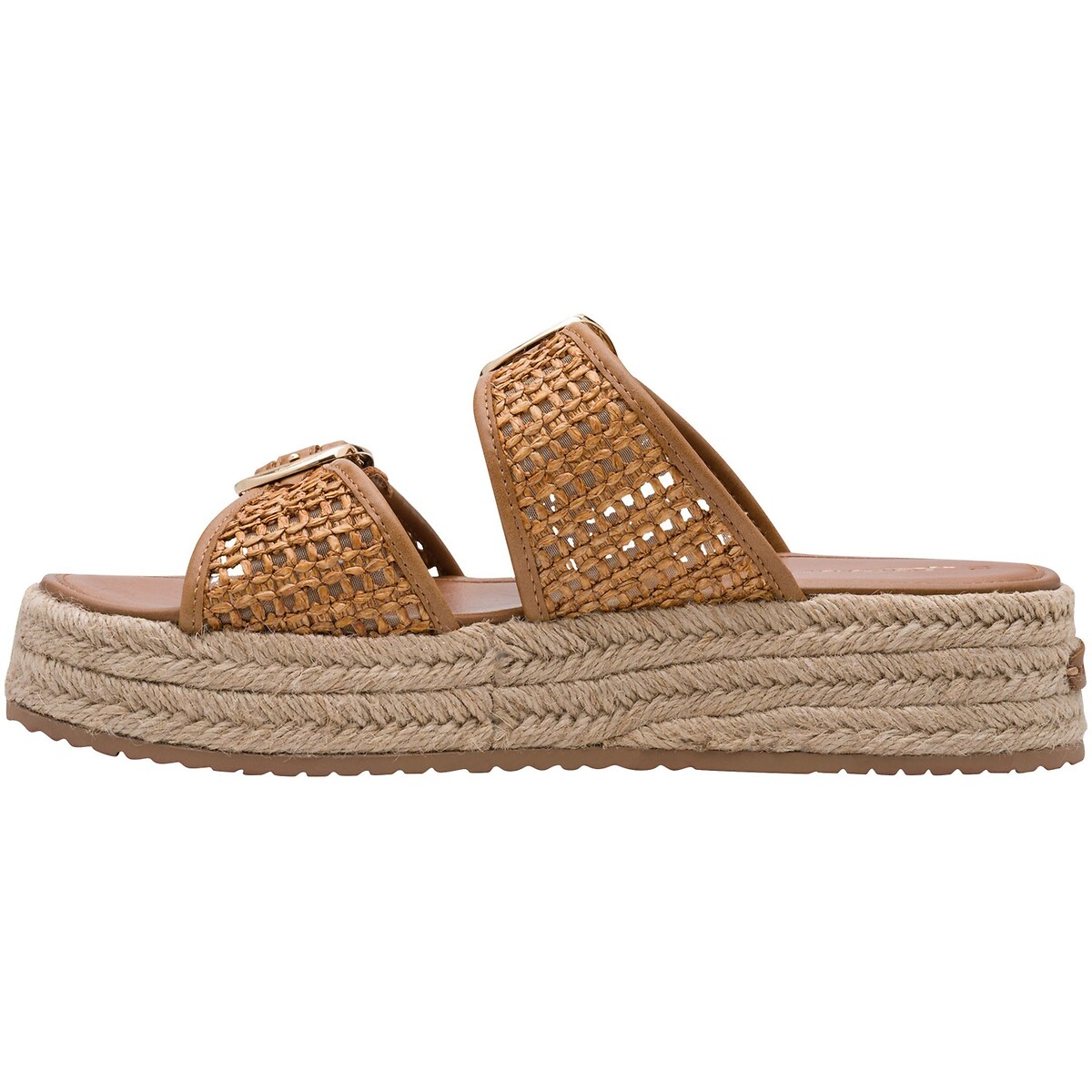 Platform Mules cognac, TAMARIS