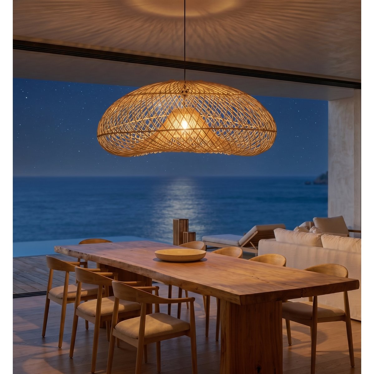 Abat-jour seul SEVIA beige, LUMISKY