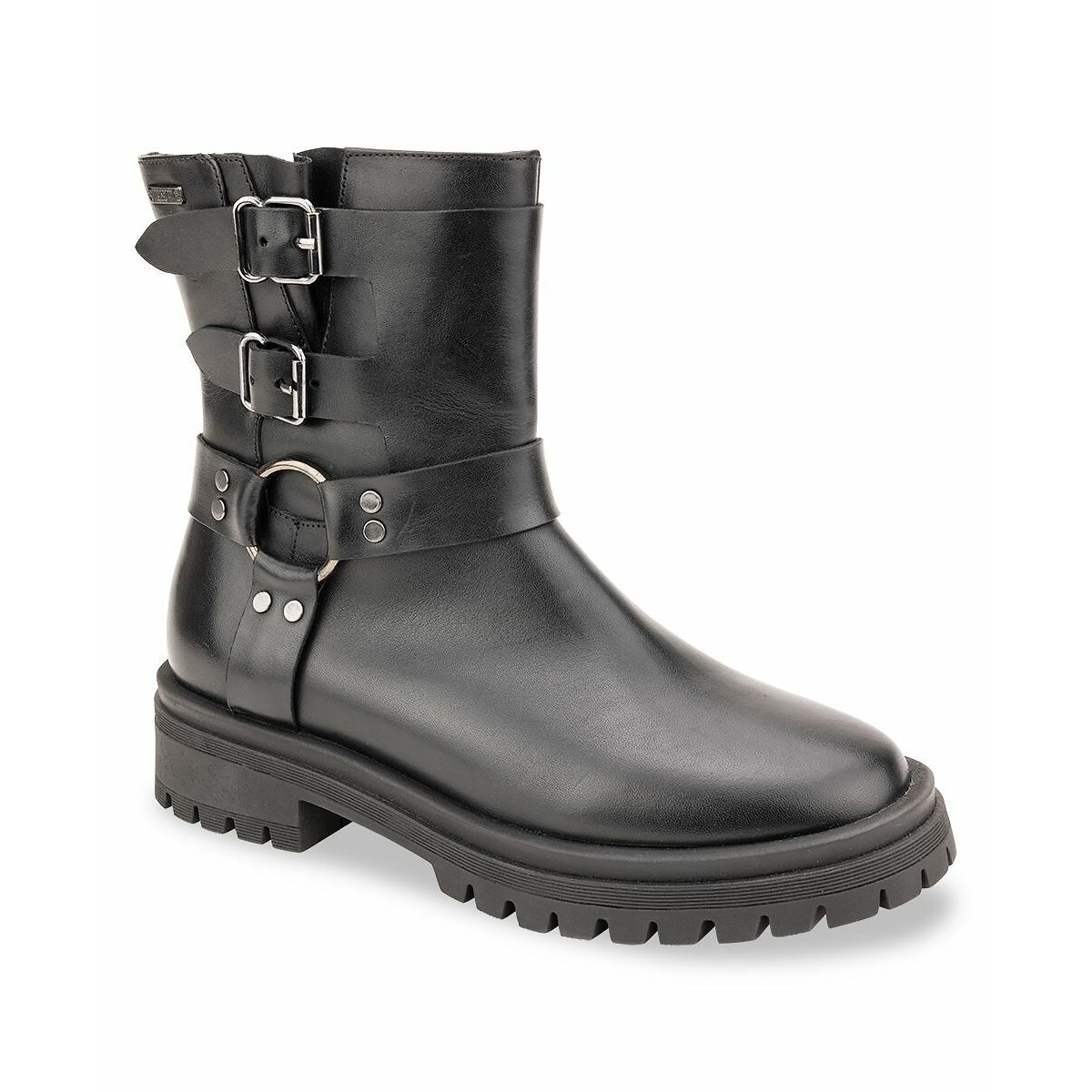 Stivali biker in pelle Flint nero , LES TROPEZIENNES PAR M.BELARBI