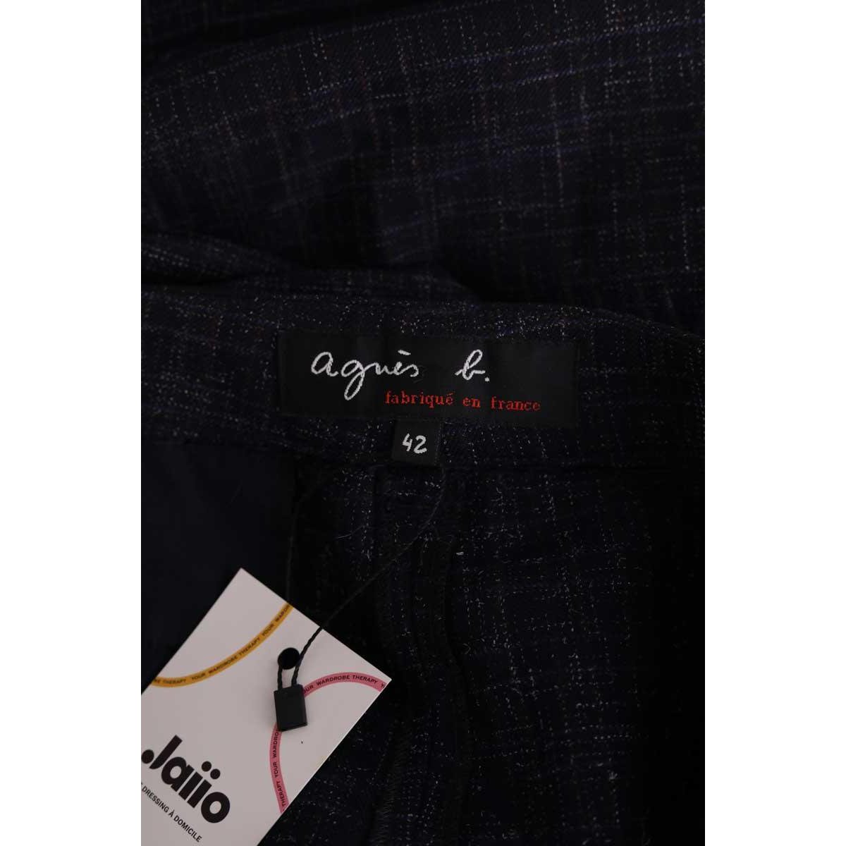 Pantalon droit - Très Bon État bleu, AGNES B