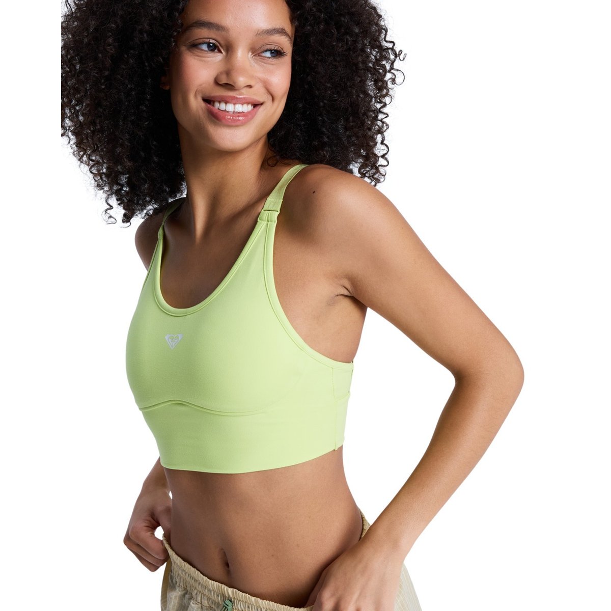 Brassière de sport HEART INTO IT ATTITUDE. vert daiquiri green, ROXY