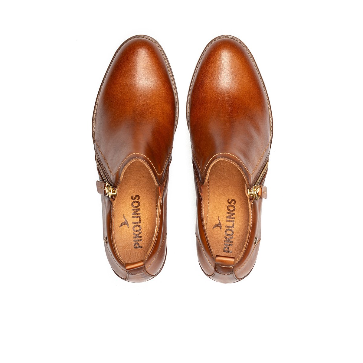 Chaussures montantes cuir Llanes brandy, PIKOLINOS