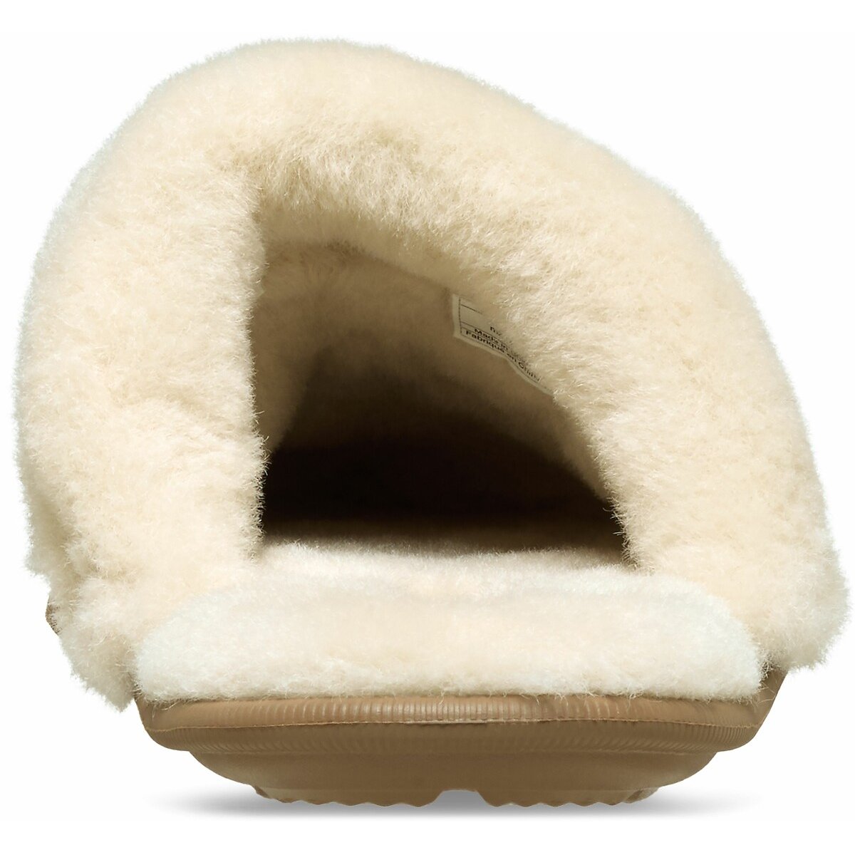 Chaussons Classic Fuzz marron clair, CROCS