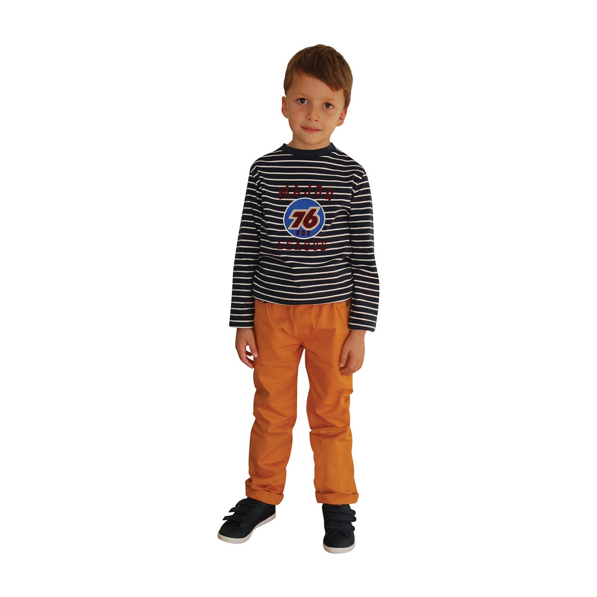 Pantalon enfant twill fenelon jaune, SUCRE D'ORGE