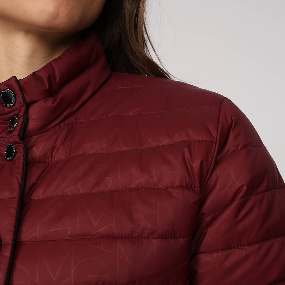 Doudoune Edwige bordeaux, MISE AU GREEN