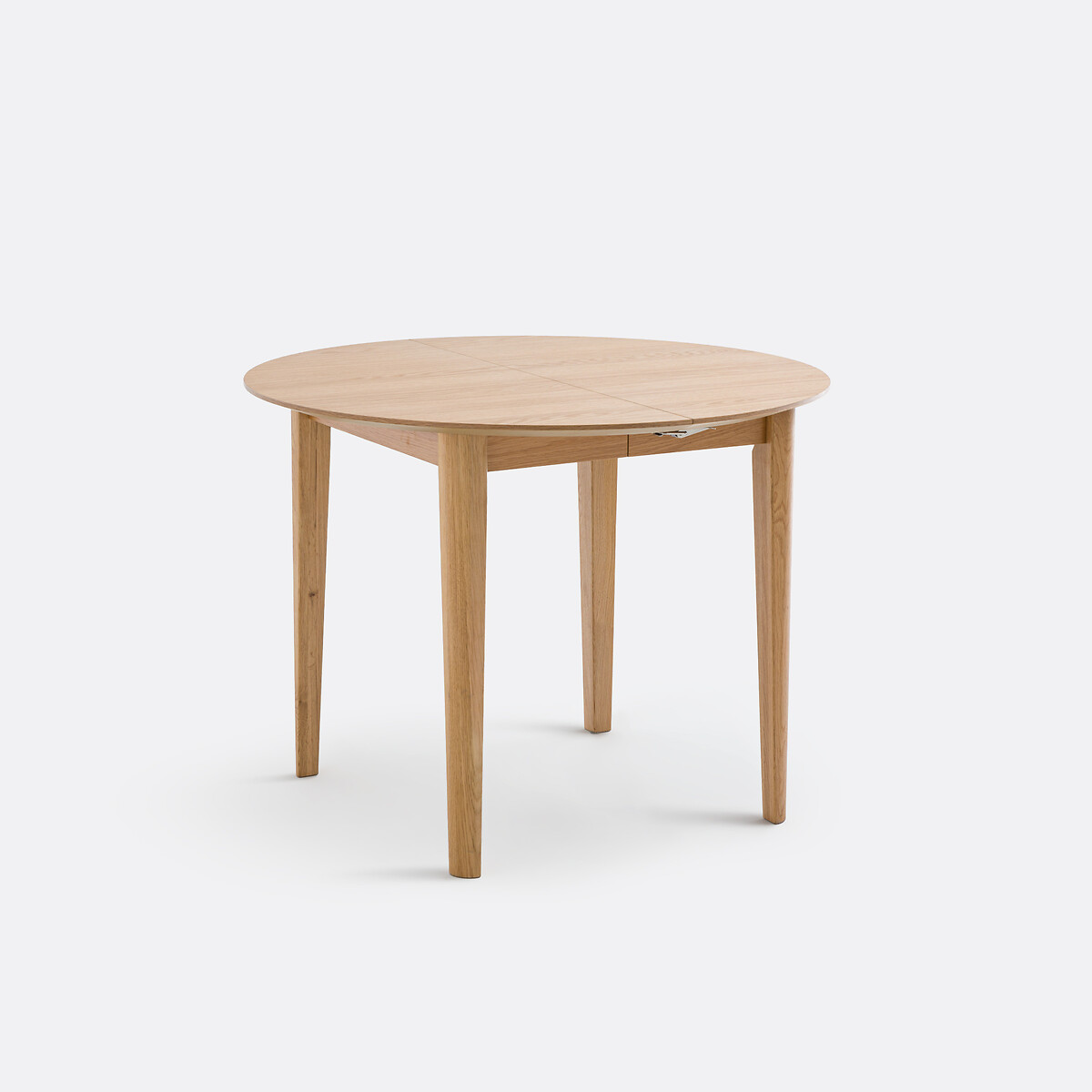 Table à manger, extensible, en plaqué chêne, 4 à 8 couverts, TIOGA coloris chêne, LA REDOUTE INTERIEURS