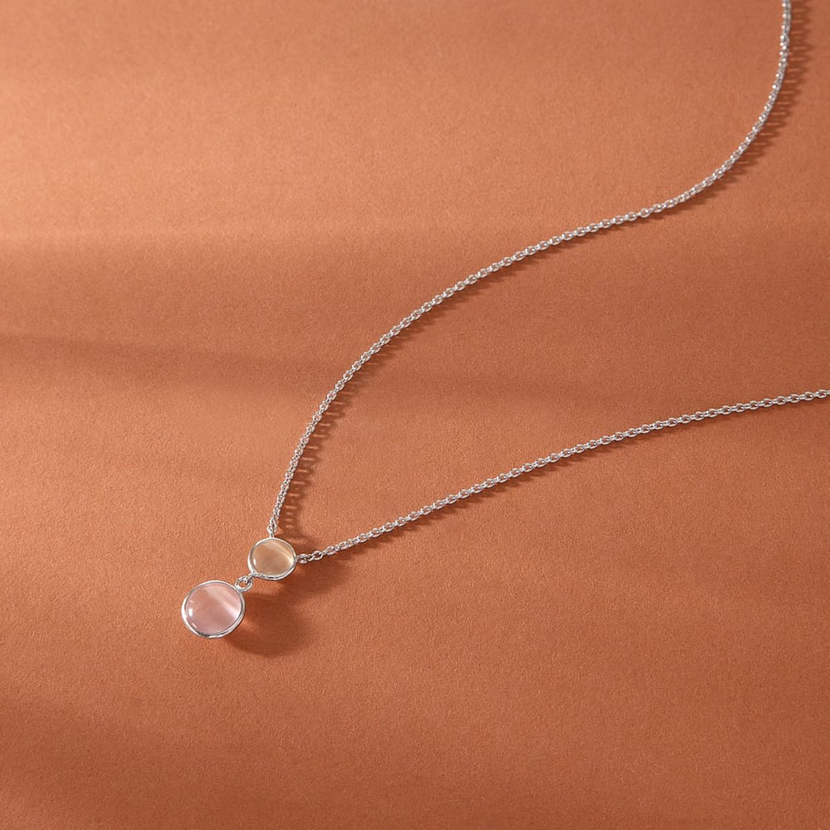 Colliers en Pierre œil De Chat/recycled Silver 925/1000/tiger Eye Stone et Pierre œil de chat argent, MORELLATO