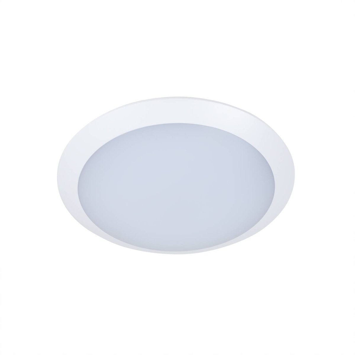 Plafonnier extérieur moderneLED, Naira blanc (ral 9003), blanc, LINDBY