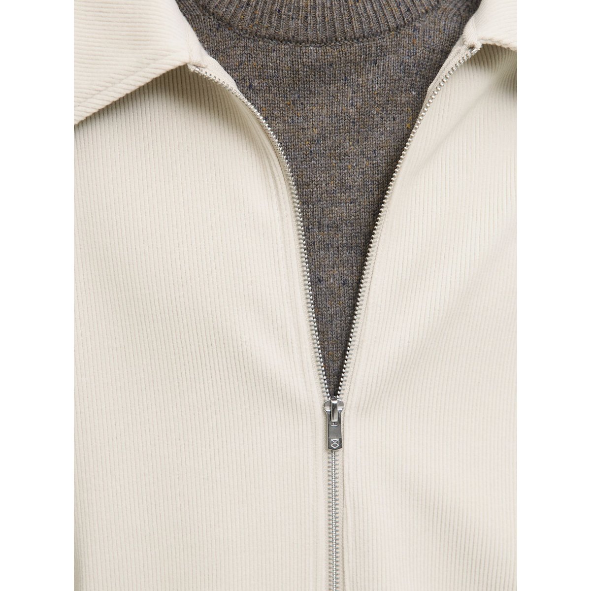 Sweat À Fermeture Éclair silver lining, JACK AND JONES PREMIUM