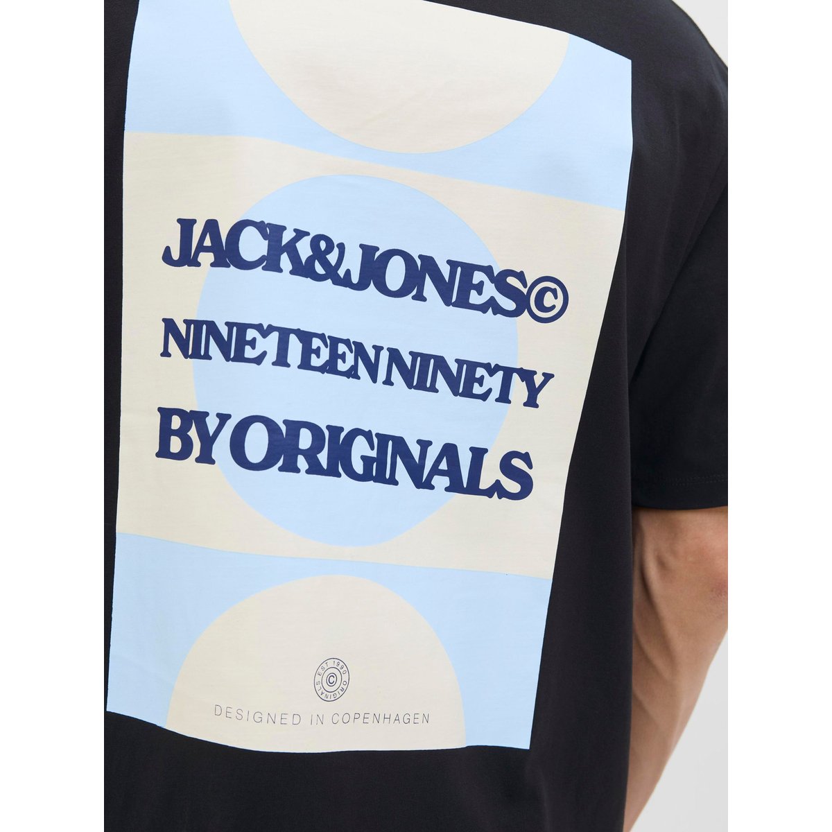 T-Shirt noire - black, JACK & JONES