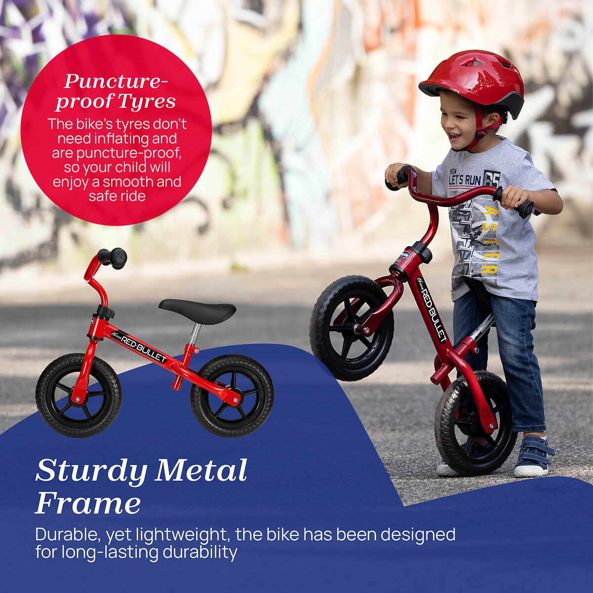 Bullet Balance Bike red, CHICCO