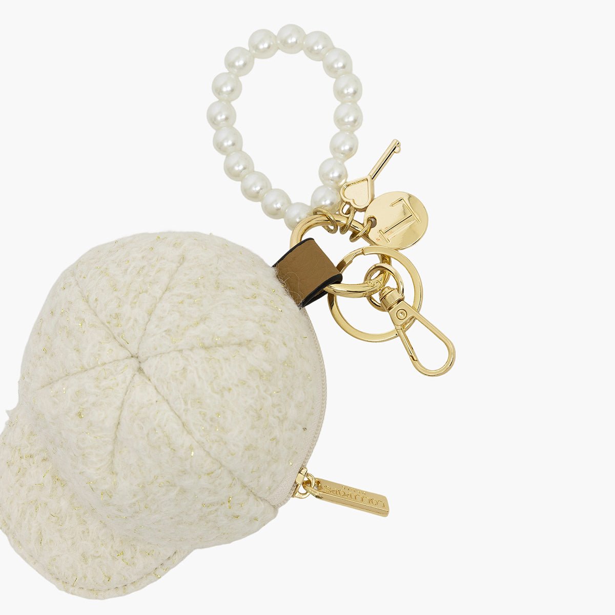Porte clés écru Theresa ecru, LOLLIPOPS