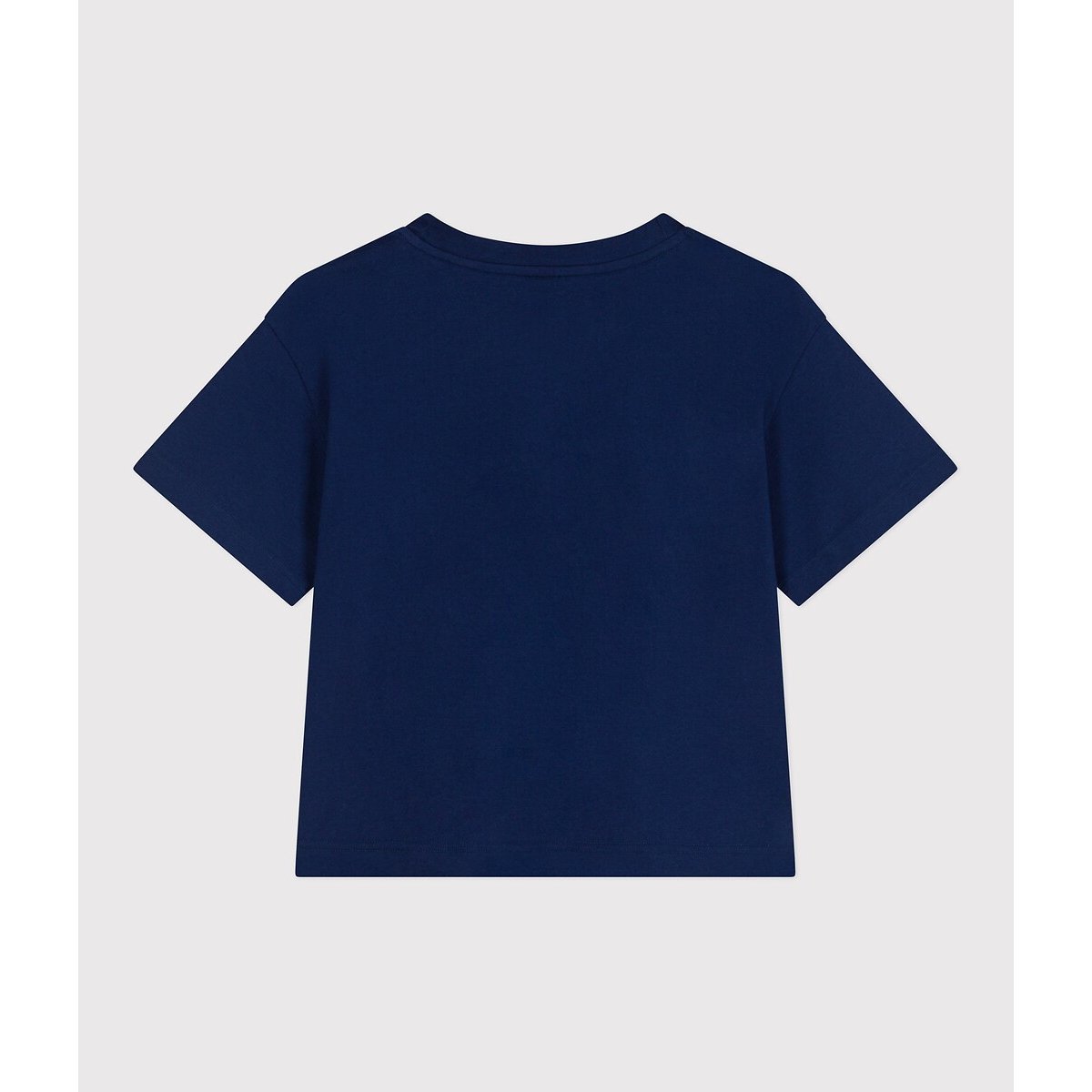 T-shirt Le Boxy à message bleu nuit, PETIT BATEAU