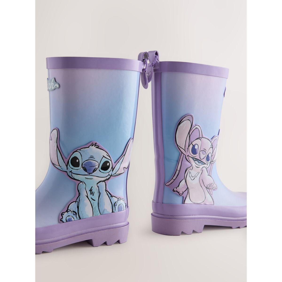 Bottes en caoutchouc lilo et stitch violet lilas, NEXT